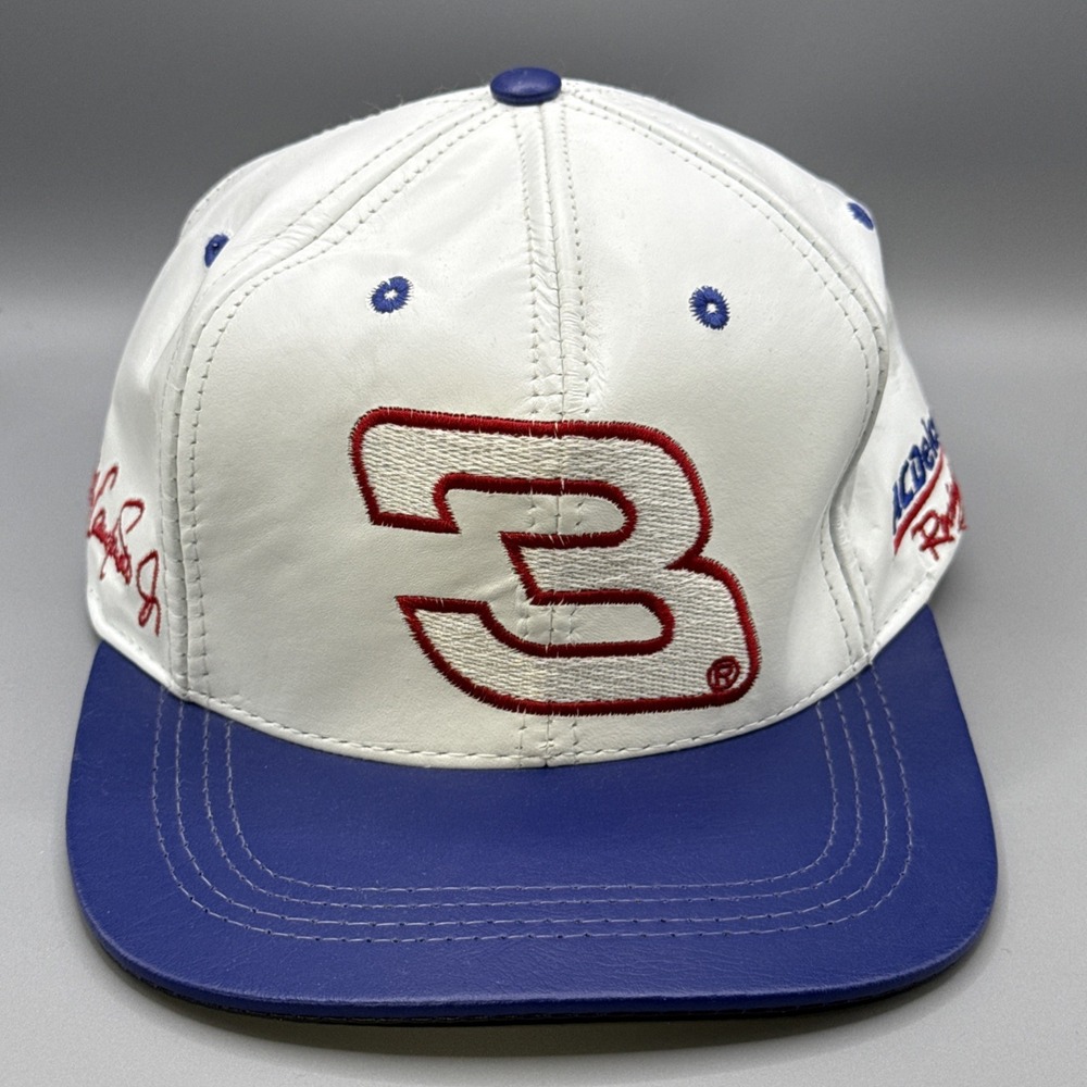 Dale Earnhardt Jr 3 AC Delco Leather Adjustable‎ Hat